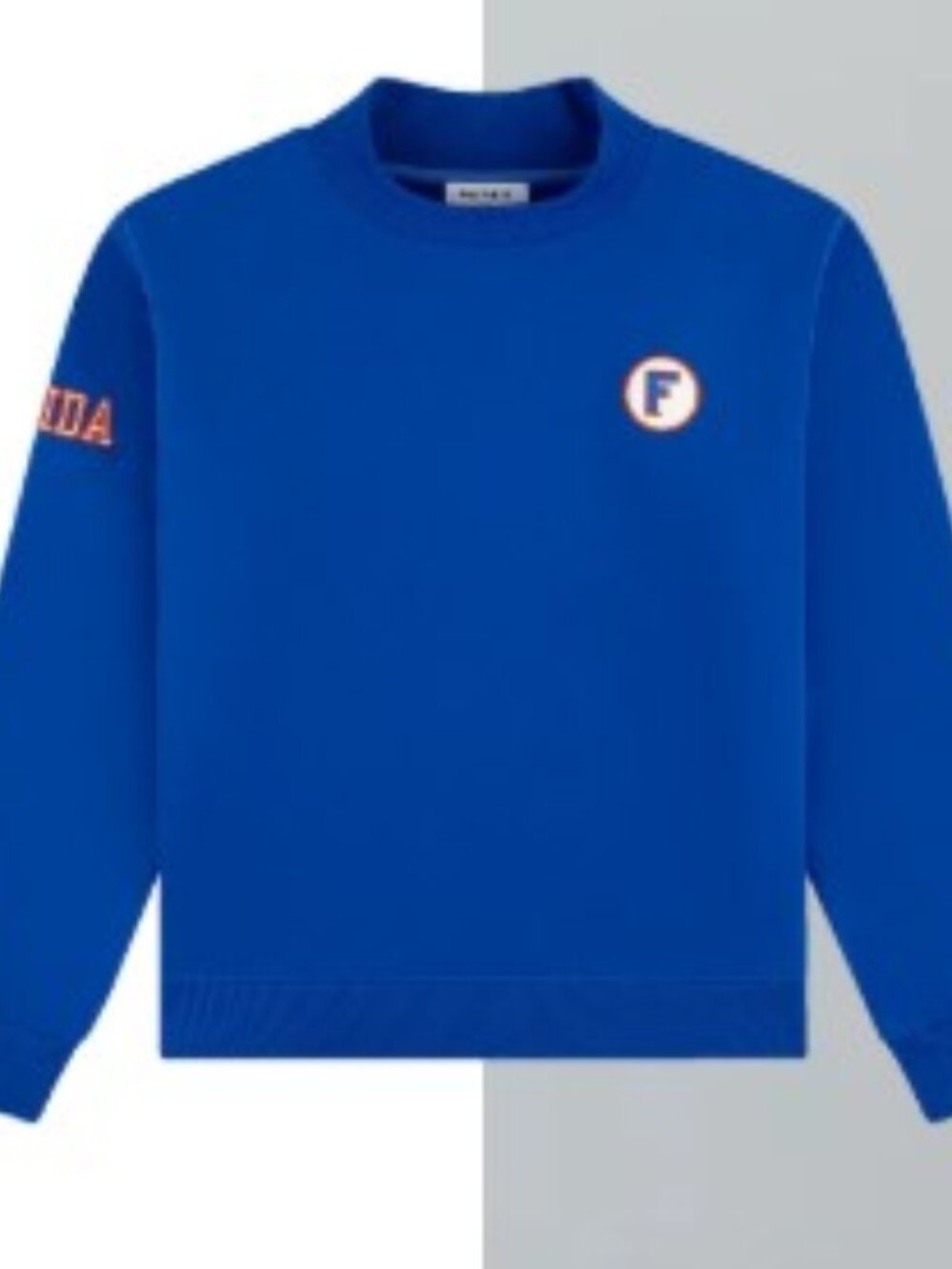 Parke x '47 Florida Fleece Graphic Mockneck - Blue - S/M - NWT - Picture 2 of 6